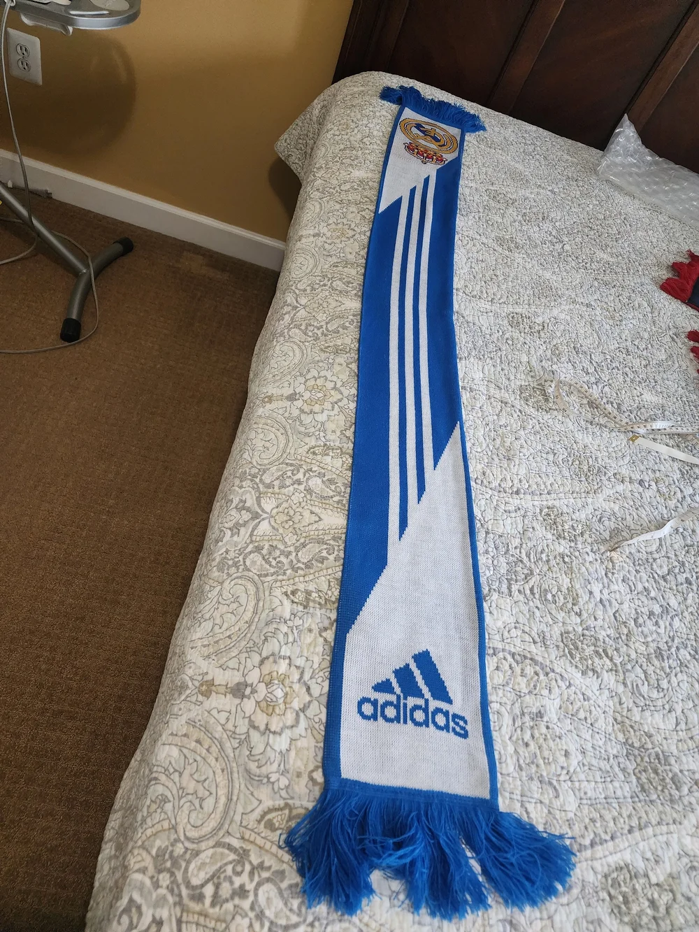 Soccer Adidas Real Madrid Blue Fan Scarf